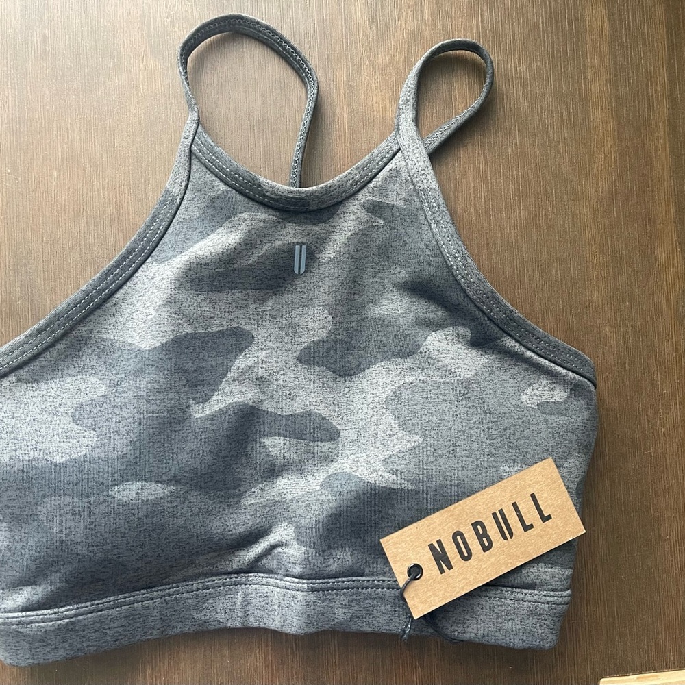 NOBULL Brown Camo Sports Bra
